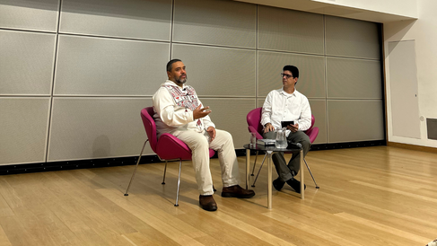 Malik Al Nasir in conversation with Amilcar Pereira