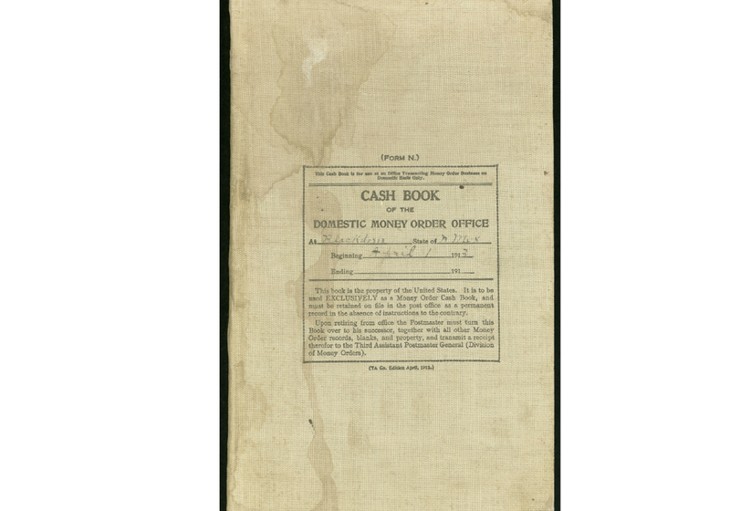 post office cash book